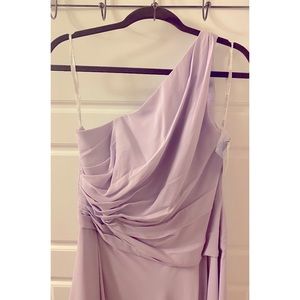 Iris One-Shoulder Georgette David’s Bridal